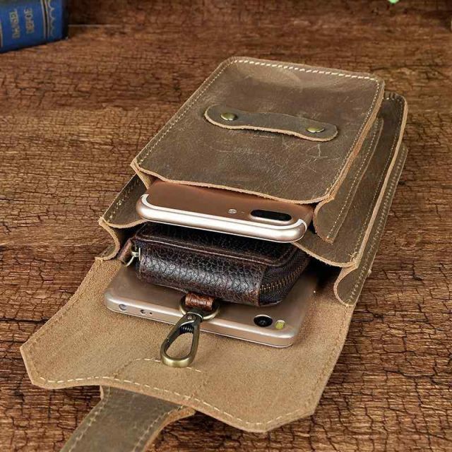 メンズ ファッション オシャレ アイテム 小物  レザー ケース スマホ バッグ ウエスト バッグ 革 バッグ 牛革 携帯電話 ポーチ ケース ベルト 作業現  メンズ スマホポーチ 本革（ボディバッグ・ウエストポーチ ウエストバッグ ボディバッグ・ウエストポーチ 本革 ウエストポーチ | レザーバッグ 携帯  牛革 縦型スマホポーチ 通販 期間限定割引牛革 腰 縦