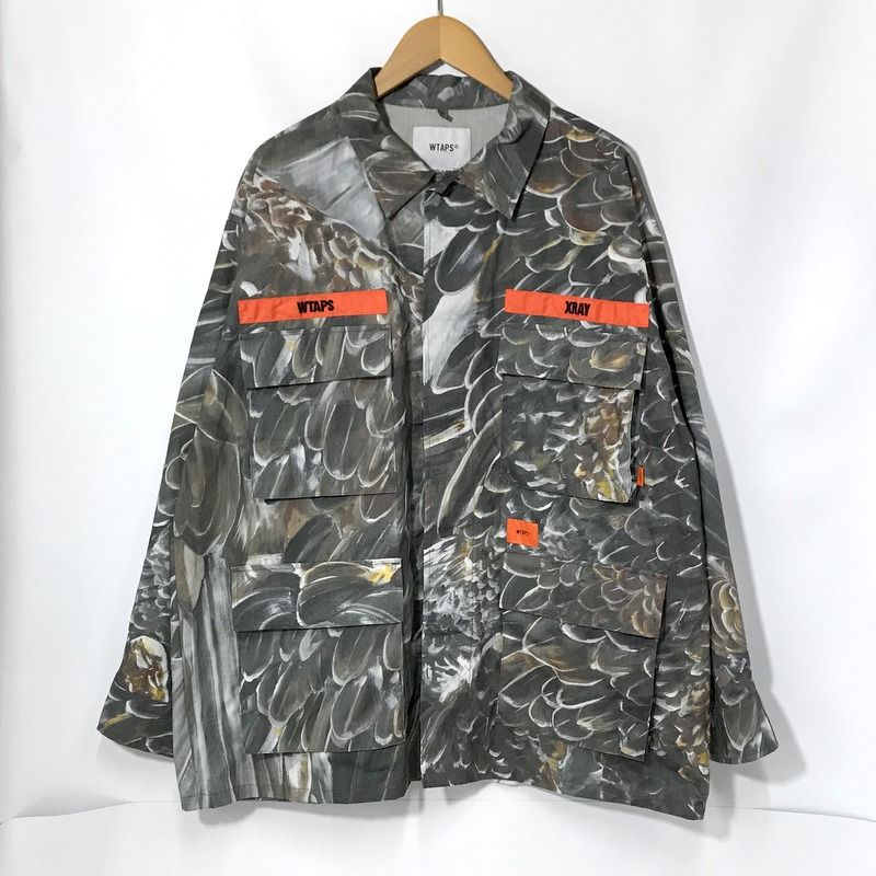 WTAPS ダブルタップス SHIRT．NYCO．RIPSTOP ミリタリー