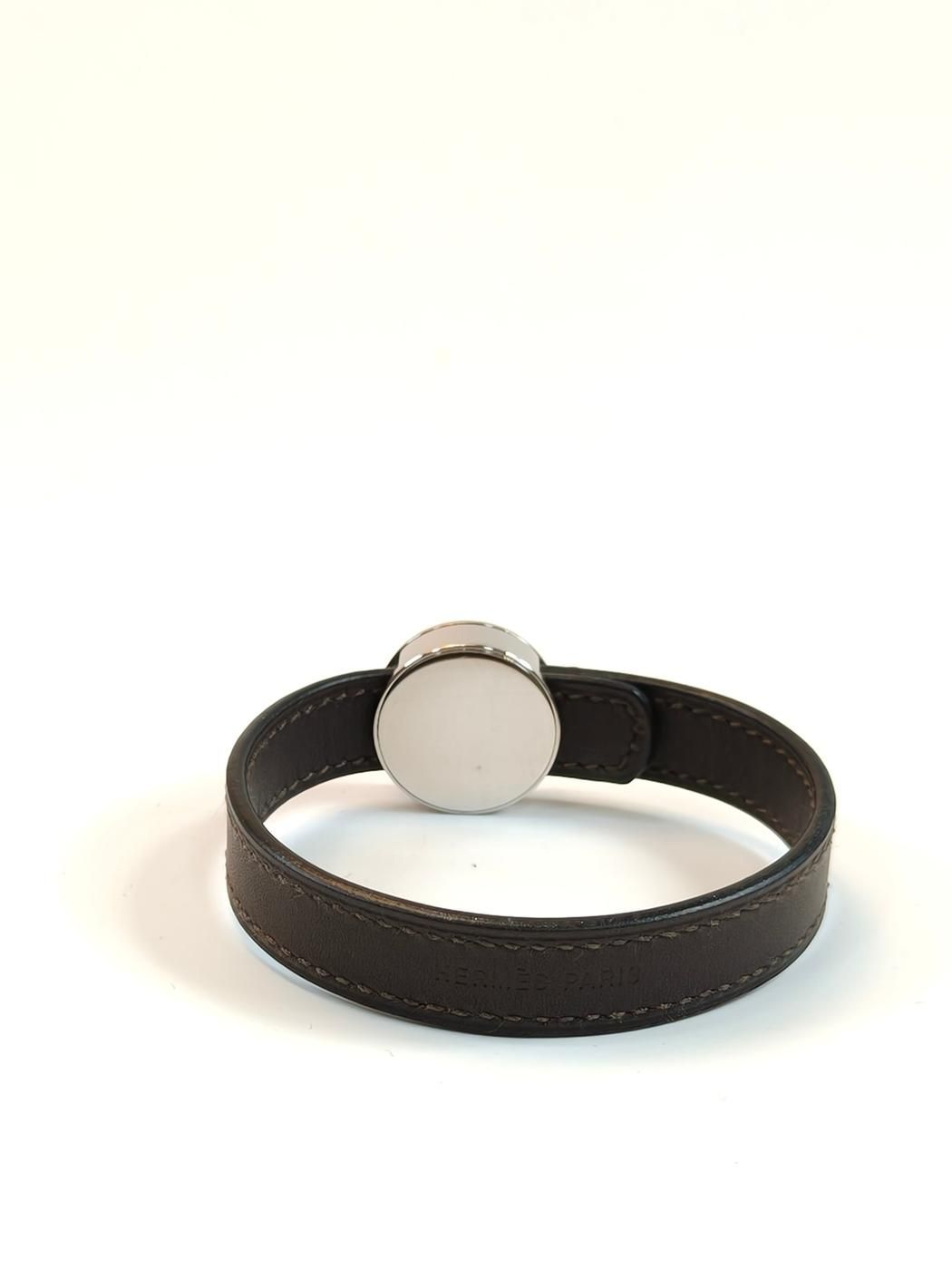 HERMES エルメス セリエ ルーピング ブレスレット シルバー金具