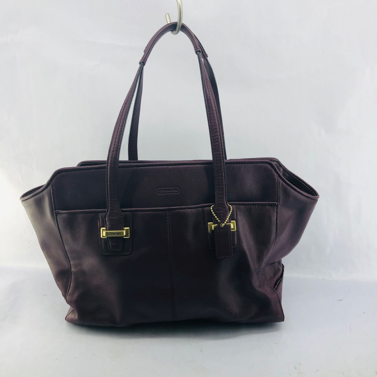 ○コーチ F25205 テイラーレザーアレクシス トートバッグ ボルドー 