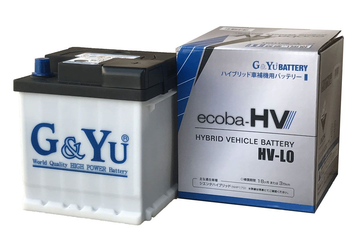 G&Yu バッテリー HV-L0 ecoba-HV（エコバハイブリッド）シリーズ 【ハイブリッド車 補機用 】 - メルカリ