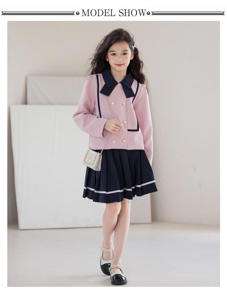 手頃な スーツ ツイード 七五三 子供服 ウェストゴム プリーツスカート セットアップ 子供スーツ リボン フォーマ 卒業式 入学式 ジャケット 卒園式 入学式 ピンク キッズスーツ セレモニー 子供服 ジュ yuzuc594839 幅広い