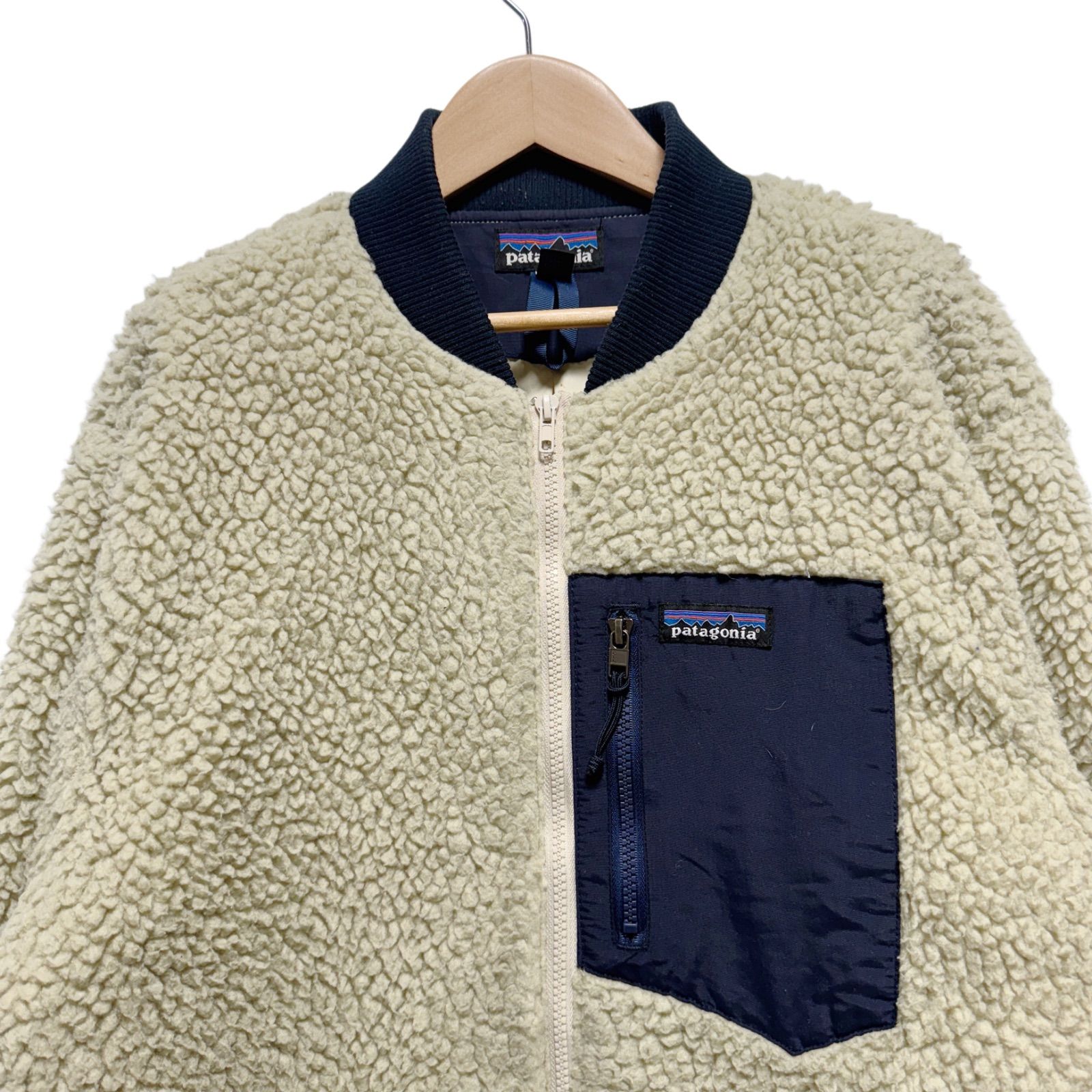 patagonia フリースジャケット クリーム色 patagonia 新品 パタゴニア Patagonia W's Classic Retro-X