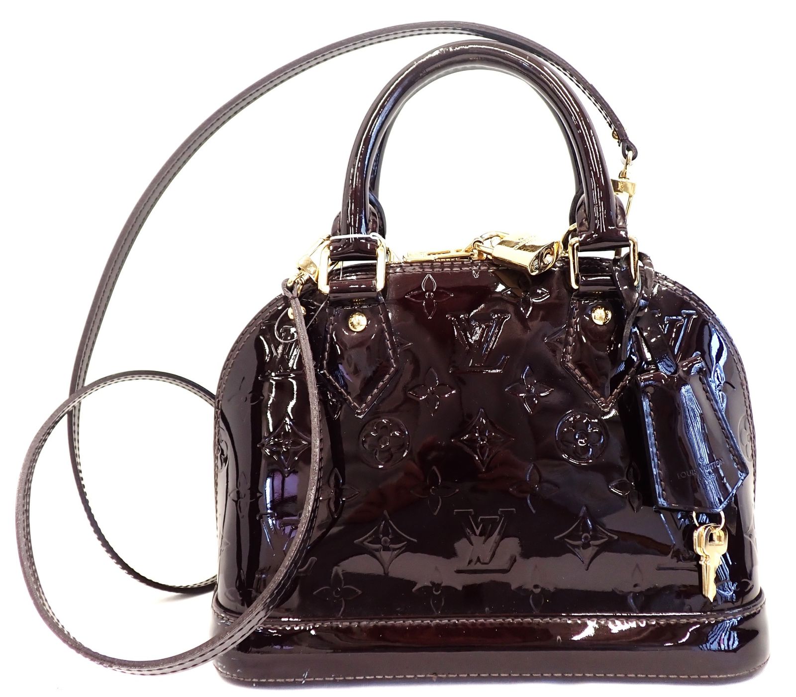 LOUIS VUITTON アルマBB ヴェルニ 2WAYバッグ 光沢レザー | | ショルダーバッグ