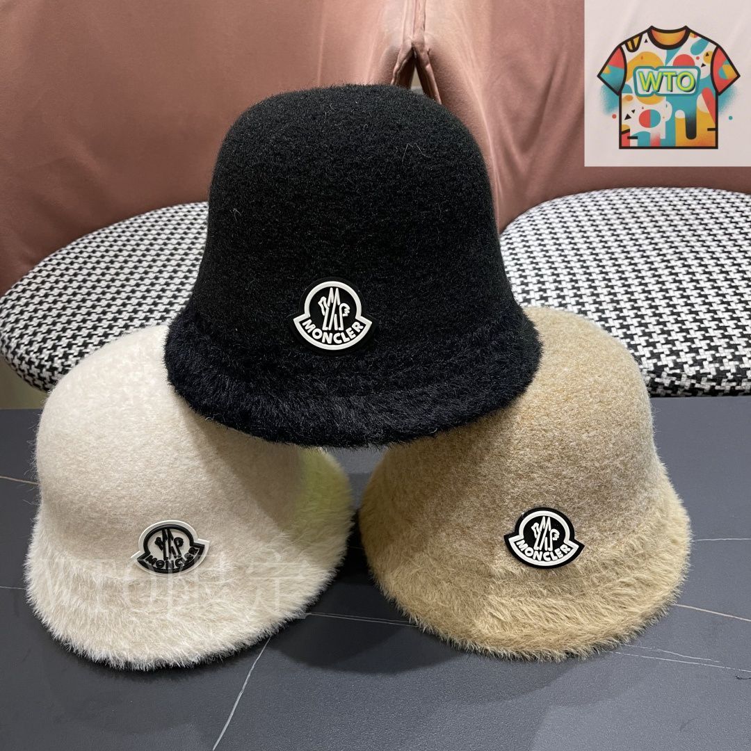 MONCLER フィッシャーマン バケットハット Mサイズ レディース 今日特価】MONCLER 水貂毛 フィッシャーマンハット-3 - メルカリ