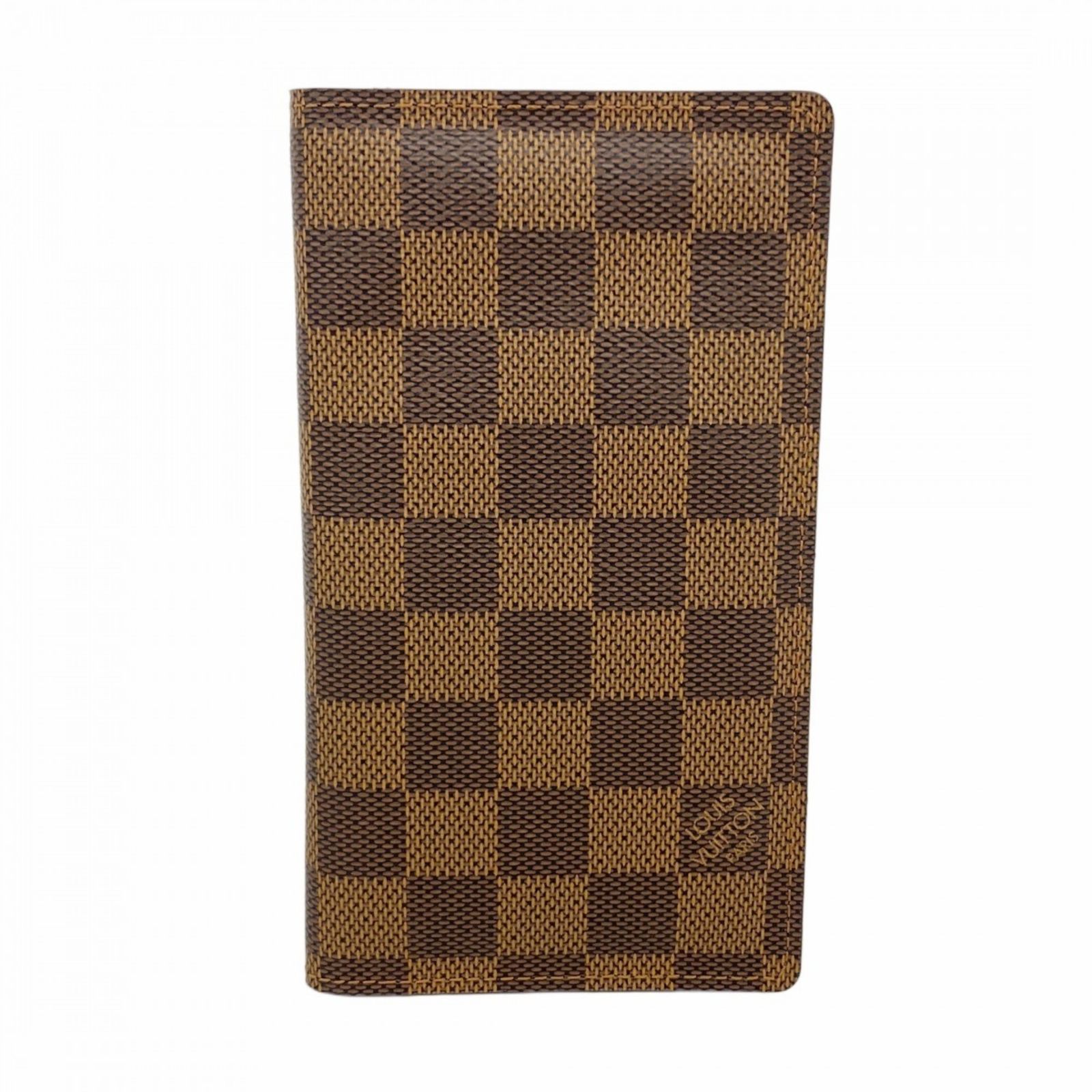 ルイ ヴィトン Louis Vuitton ルイ ヴィトン 手帳カバー ダミエ アジェンダポッシュ R20703 エベヌメンズ レディース