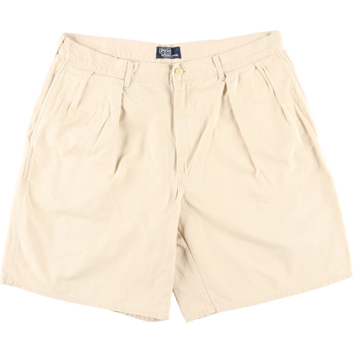 古着 ラルフローレン Ralph Lauren POLO by Ralph Lauren ツータック チノショーツ ショートパンツ USA製 メンズw37/eaa435287