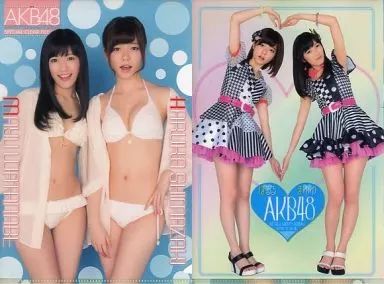 日経エンタテイメント 島崎遥香 渡辺麻友 クリアファイル 中古】クリアファイル(女性アイドル) 渡辺麻友＆島崎遥香(AKB48