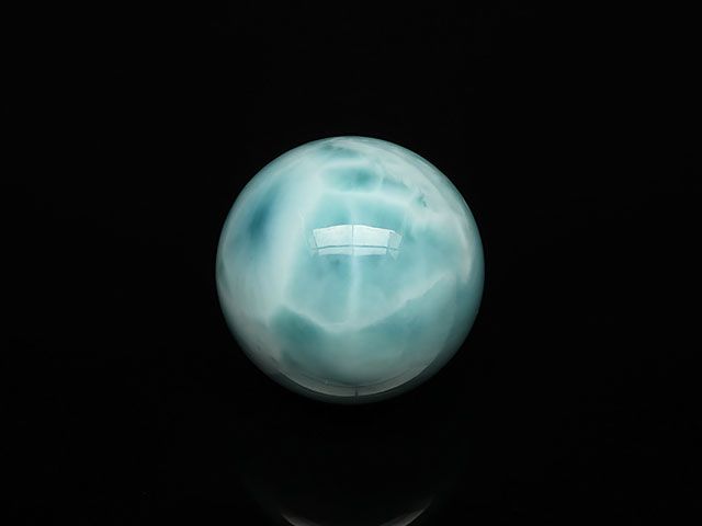 鑑別書付き】ラリマー スフィア 30mm No.11【1点もの】 / 60-47 LM
