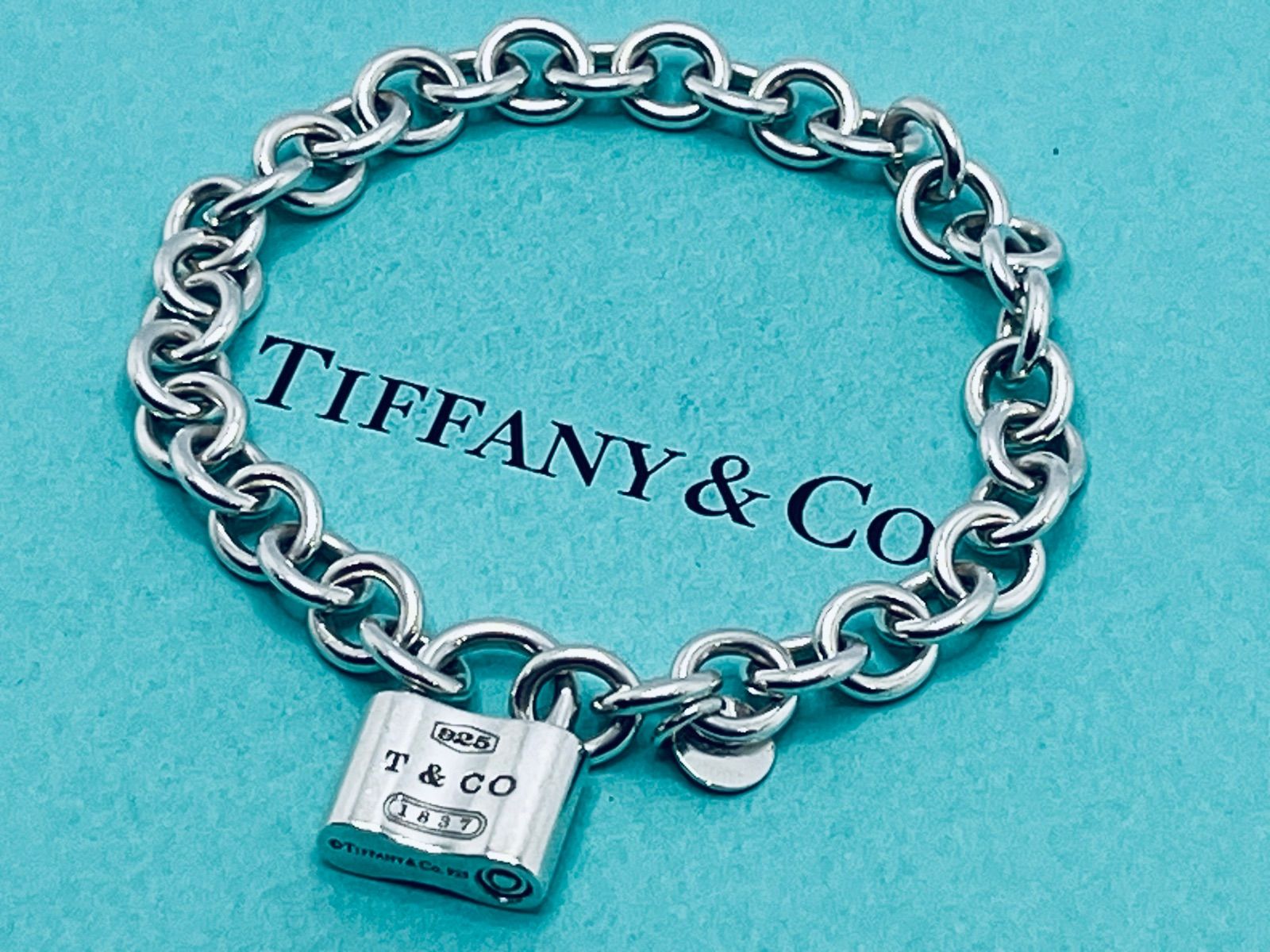 a124 美品 Tiffany&Co. ティファニー カデナ ロック ブレスレット