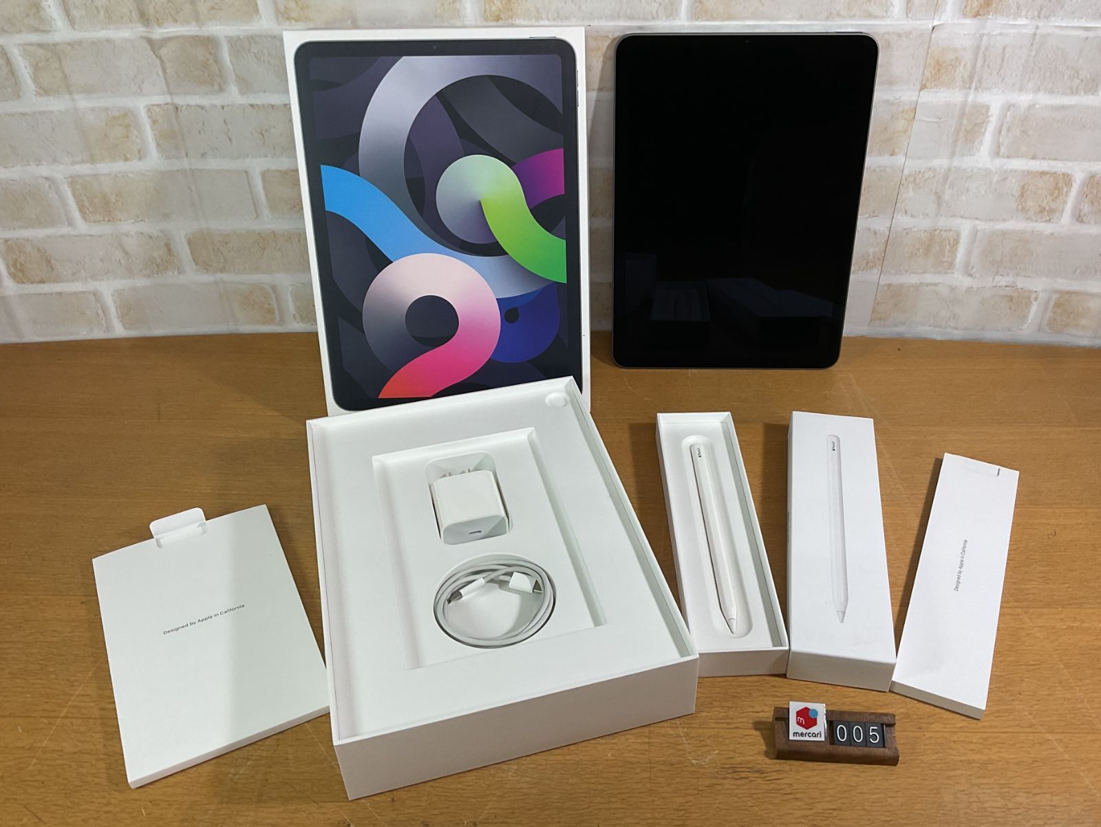 【名古屋発/005】送料無料Apple アップル iPad Air 第4世代 A2316 Wi-Fi 256G スペースグレイ Apple Pencil 第2世代 タッチペン