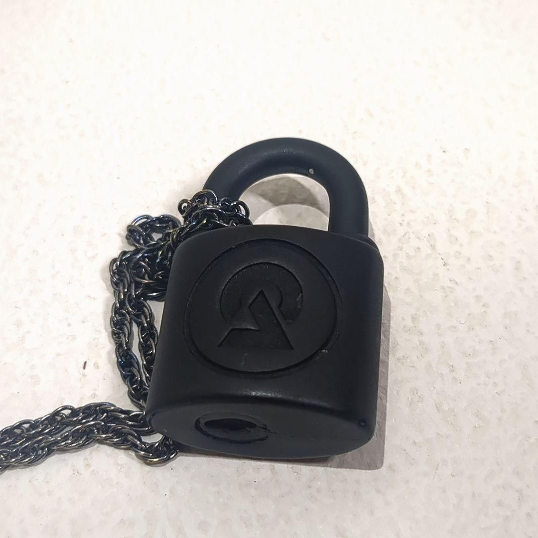 DUSTCELL南京錠ネックレス DUSTCELL ダストセル ロゴマーク パドロック ネックレス DAWN 神椿