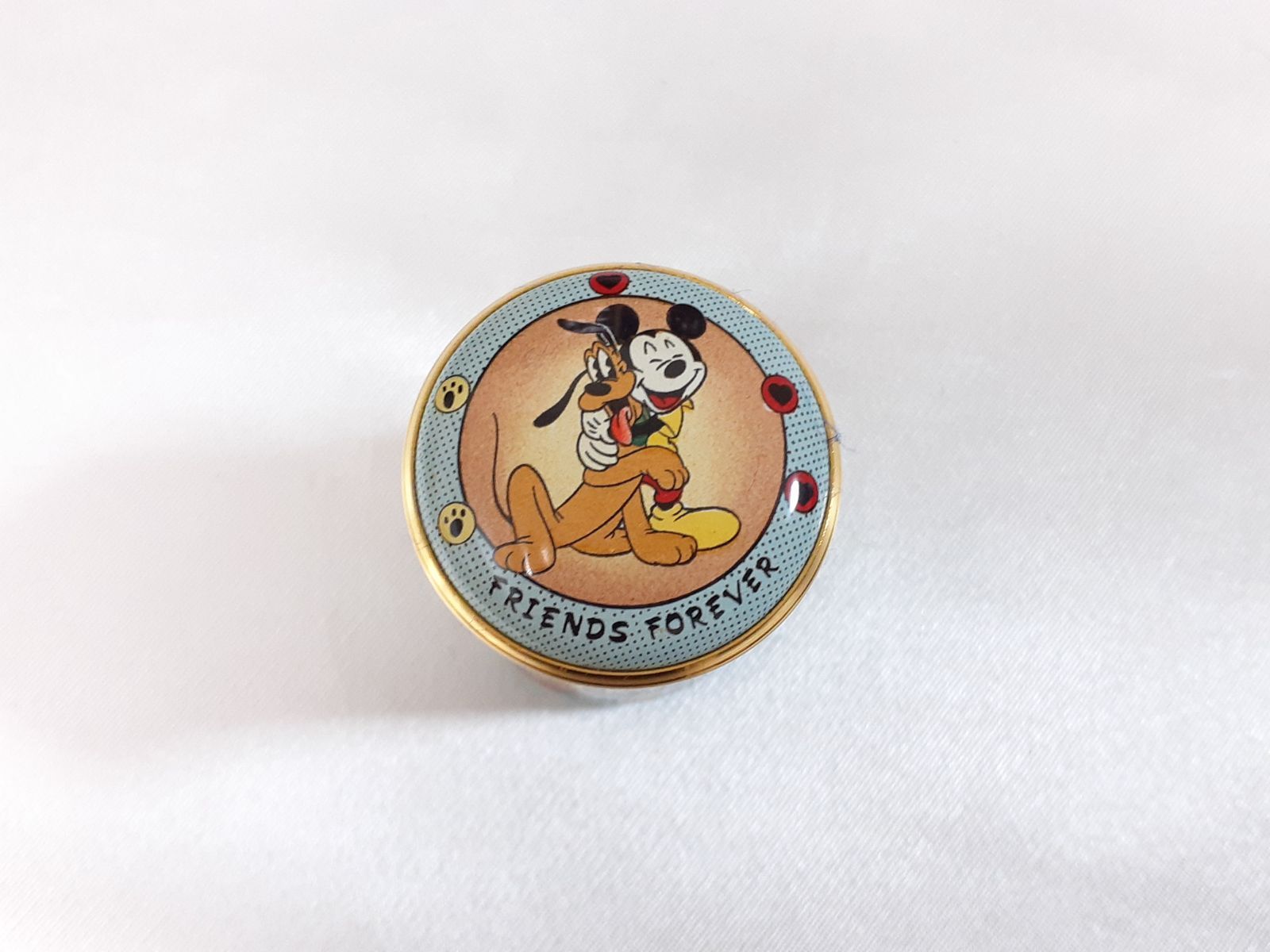 HALCYON DAYS 小物入れ　ピルケース　ミッキーマウス 1997年製 Halcyon Days ハルシオン デイズ エナメル ピルケース ミッキーマウス