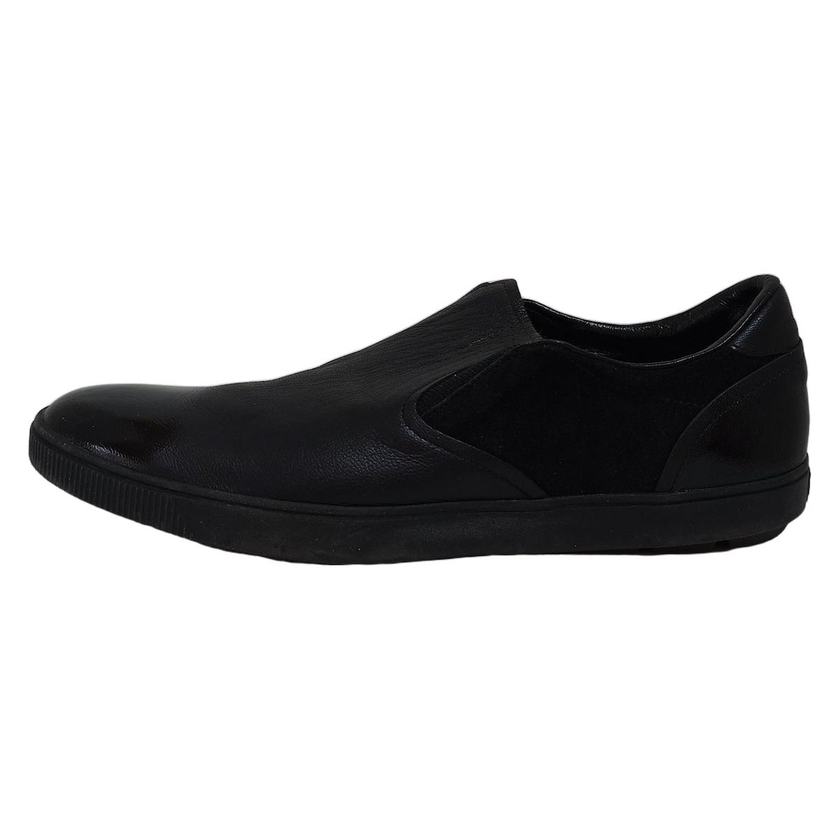 asics Onitsuka Tiger アシックス オニツカタイガー スリッポン 28.5 メンズ - 黒 レザー