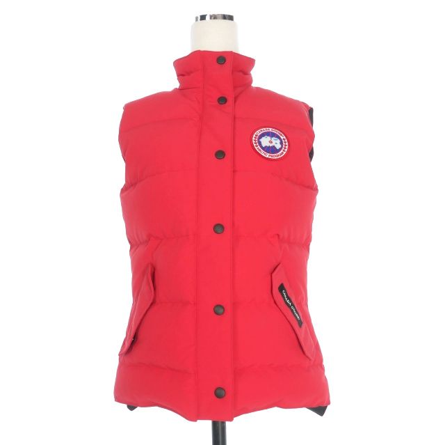 カナダグース CANADA GOOSE STYLE VEST フリースタイル ダウンベスト S レッド 赤 2832L 正規