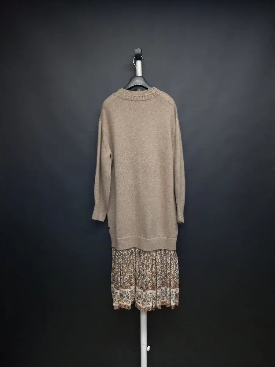 サースデーアイランド 秋冬 ウール ニット マキシ ロング ONE PIECE 55 66