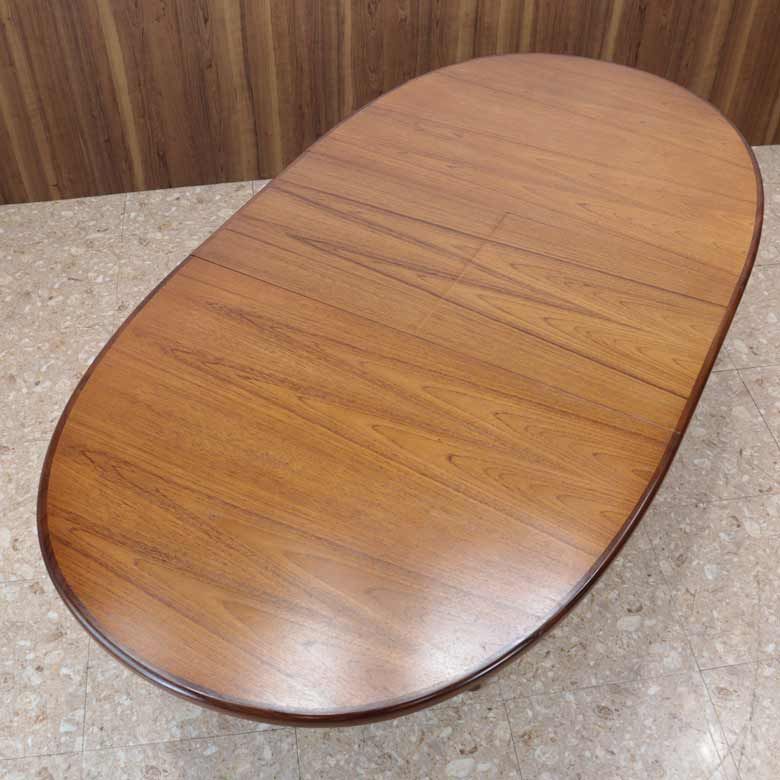 ダイニングテーブル 伸長式 G-plan イギリス チーク ホエールレッグ