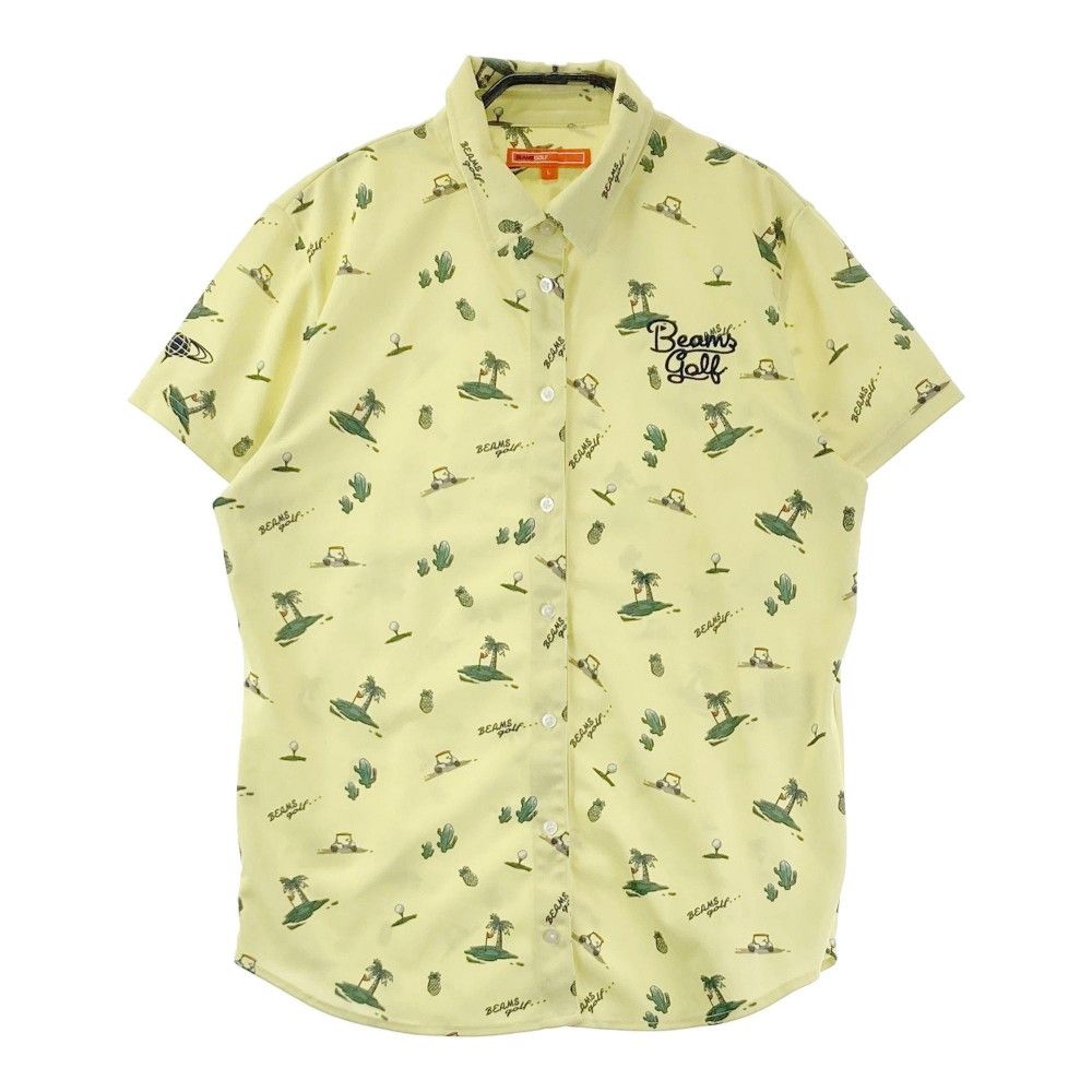 BEAMS GOLF ビームスゴルフ 半袖シャツ サイズL ブルー系