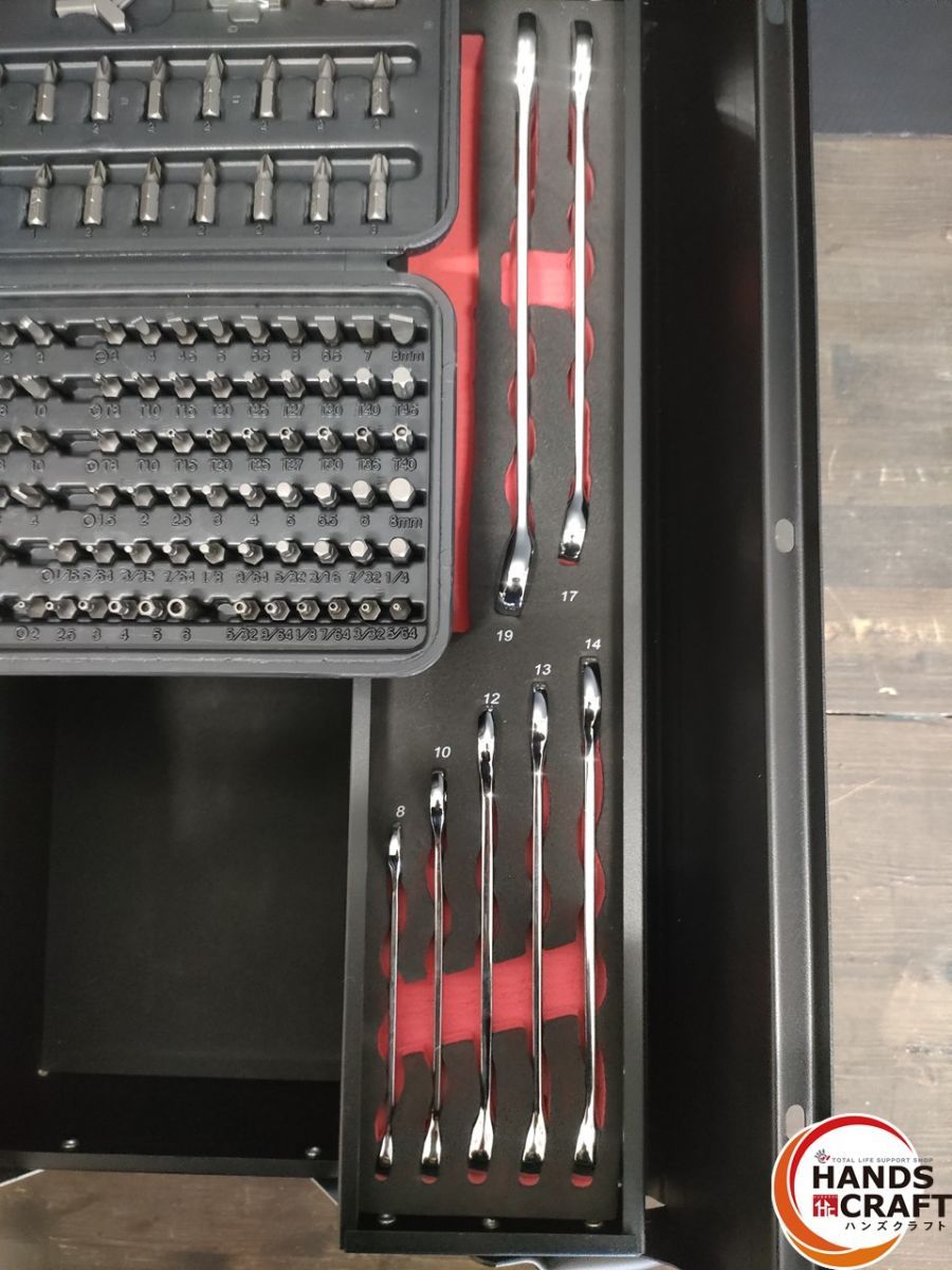 アストロプロダクツ 両開きツールボックス ビットセット付き ワールドツール