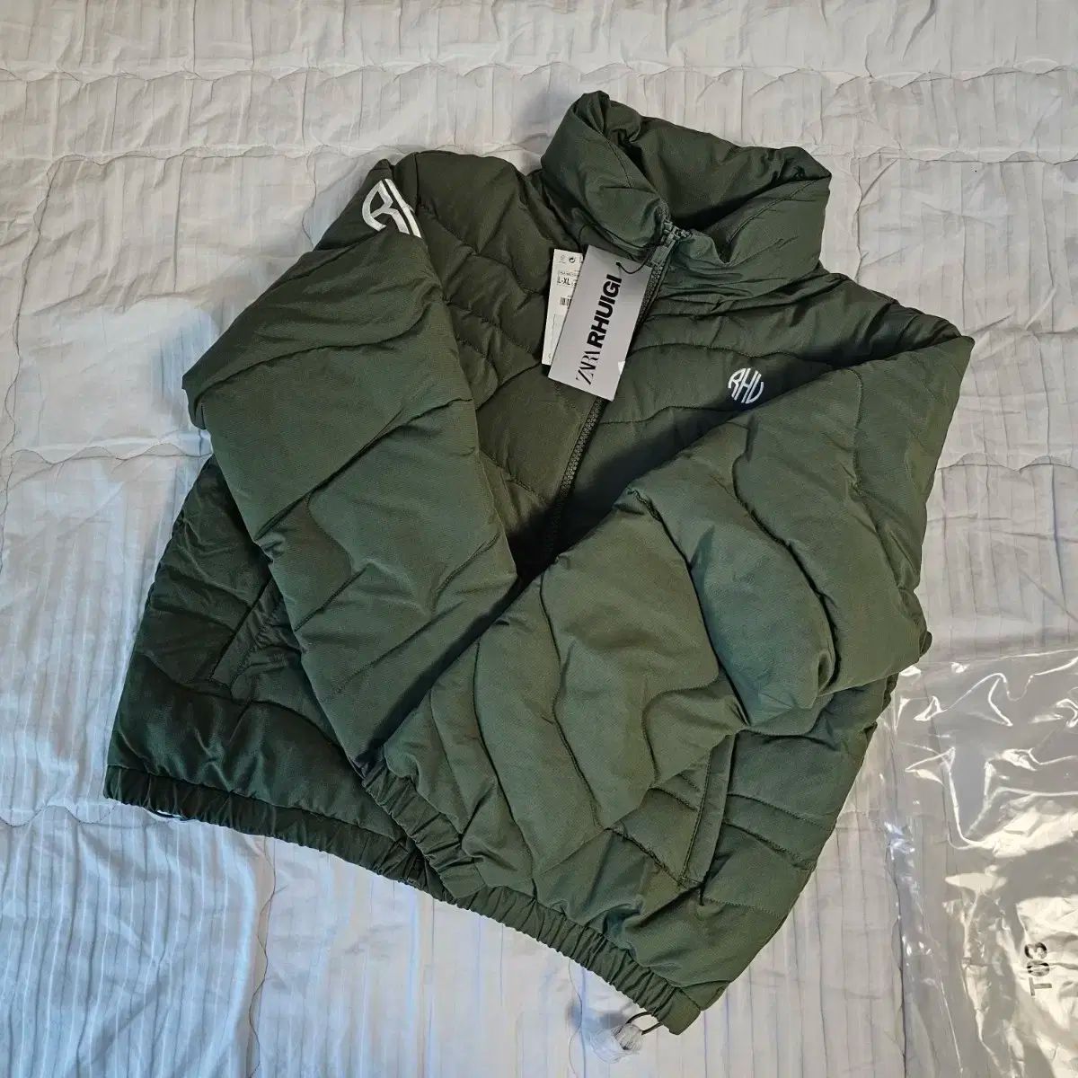 L ー XL 新品 ZARA(ザラ) X ルイージ RHUIGI ダウンジャケット 