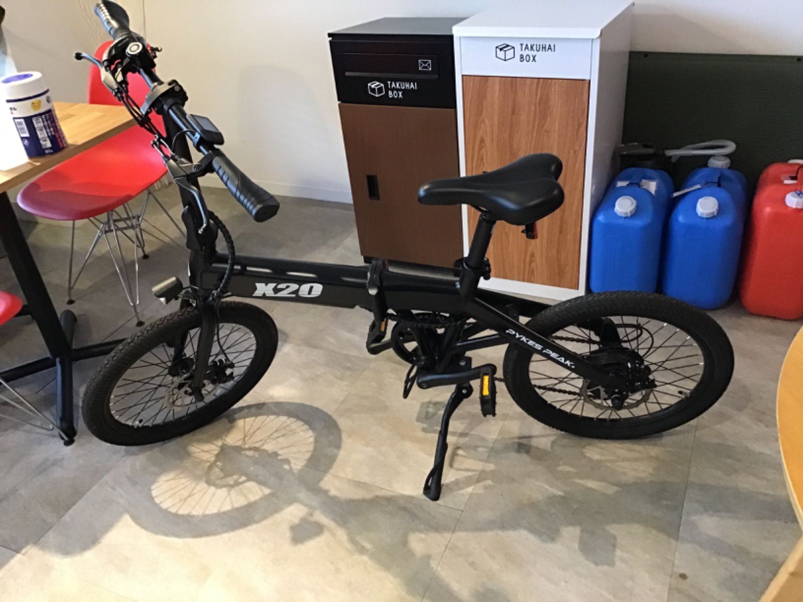 折り畳み電動アシスト自転車 PYKES PEAK X20 マットブラック