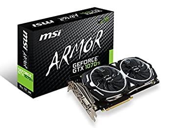 【中古】【輸入・国内仕様】MSI GeForce GTX 1070 Ti ARMOR 8G グラフィックスボード VD6491