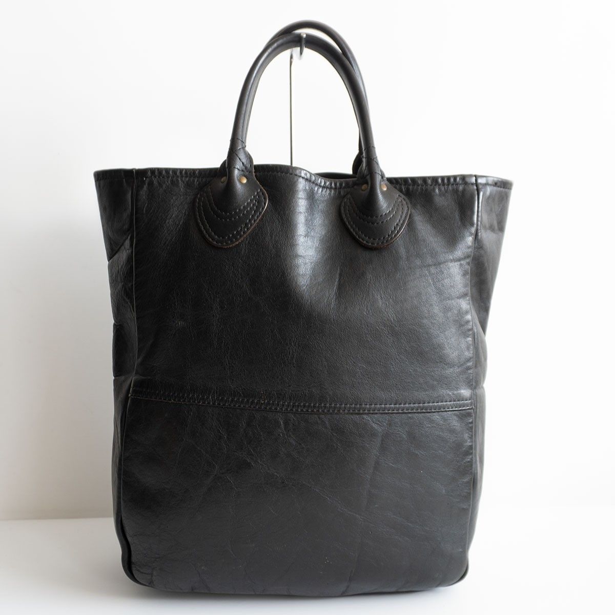 雰囲気抜群 VANSON レザー トートバッグ ブラック バンソン 25100059