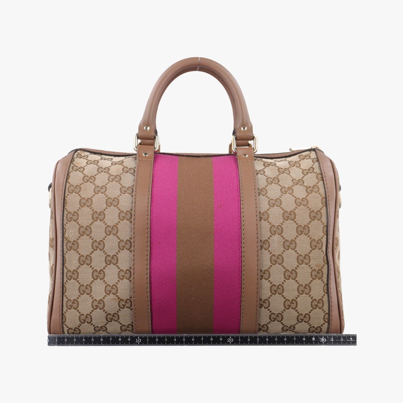 グッチGucciシェリーラインマルチカラーファブリック×レザー