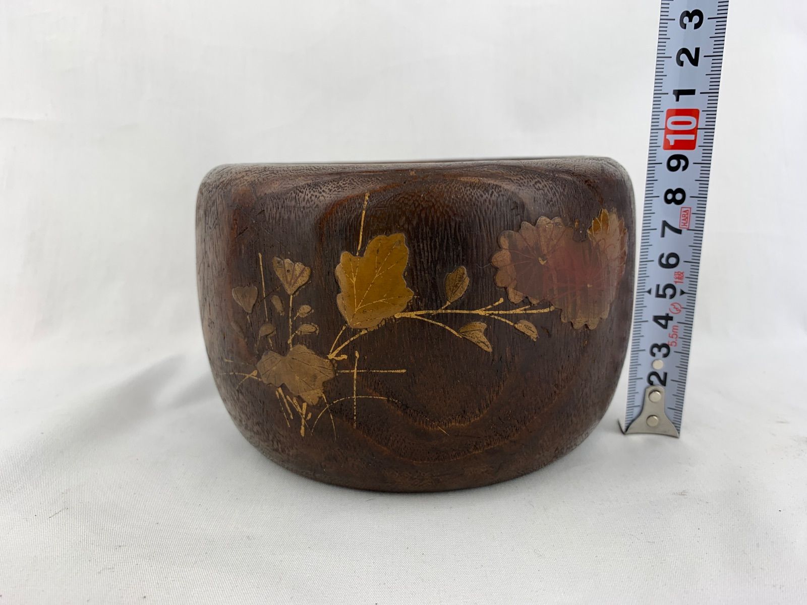1364.火鉢 アンティーク 木製 古美術 古道具 桐火鉢 - メルカリ