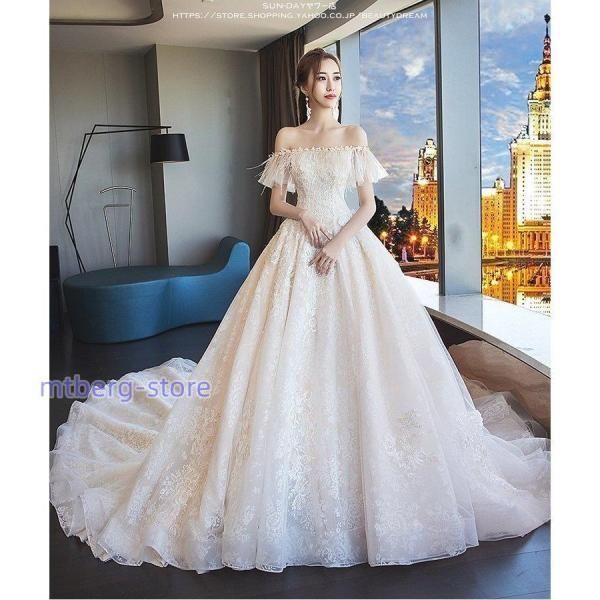 春夏エレガント無地ロングドレス結婚式 秋 ウェディングドレス ドレス フォーマルドレス ウエディング
