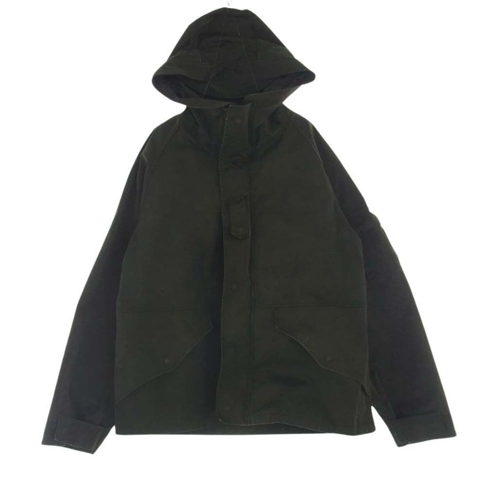 テンシー Ten-C ジャケット 14CTCUB04015 002105 国内正規品 Rain Parka R25/p レインパーカー  高密度ベンタイルクロス フード付き ジャケット カーキ系 54【中古】 - メルカリ