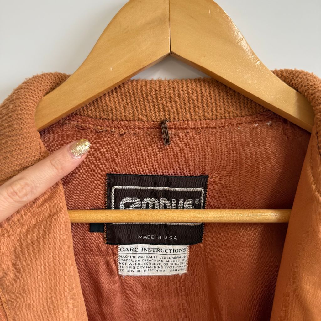 USA製 CAMPUS キャンパス ダービージャケット カップショルダー