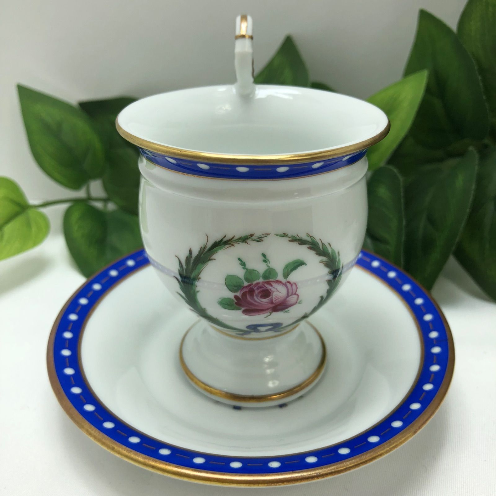 リチャードジノリ ベネチアンローズ チョコレートカップ ☆美品  