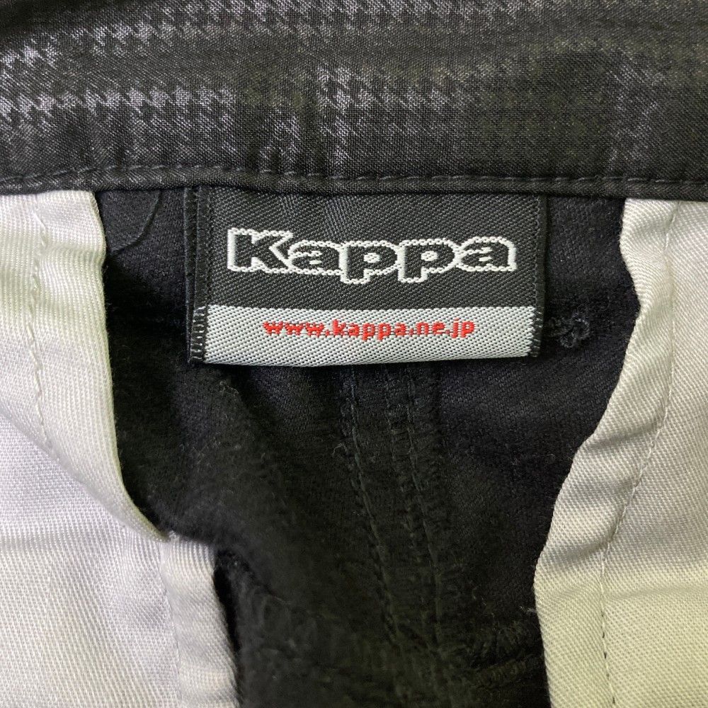 【現金特価】 カッパゴルフ GOLF KAPPA サイズ：76 裏起毛 千鳥柄 パンツ 74cm～