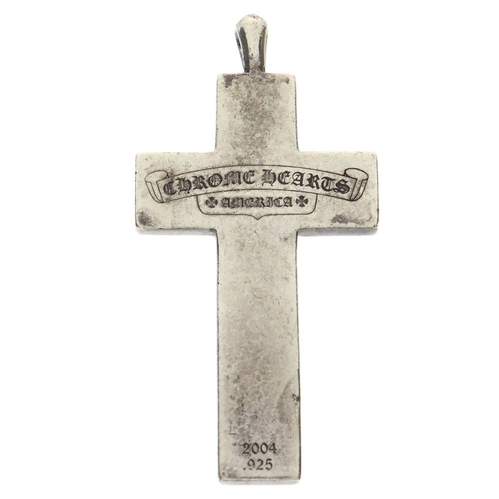 CHROME HEARTS クロムハーツ FRMD CRS マルチフレームドクロス ペンダント ネックレストップ シルバー