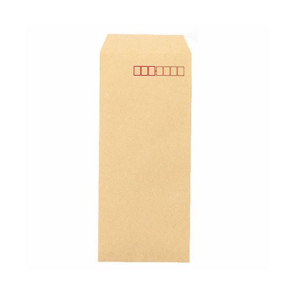 まとめ ピース R40再生紙クラフト封筒 長4 85g m2 枠あり 411 1パック 100枚 ×30セット