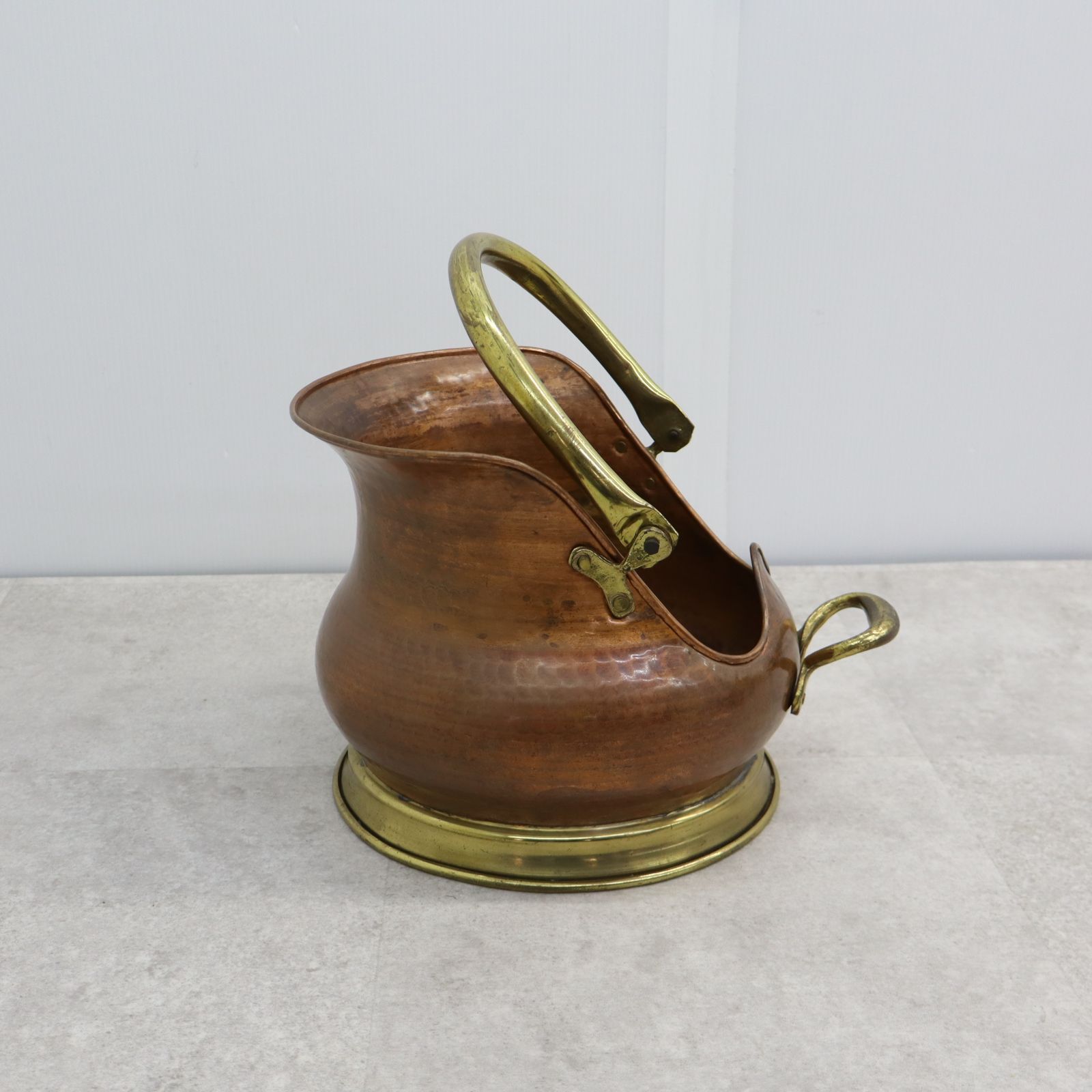 コッパー コールバケツ 炭入れ ヴィンテージ アンティーク