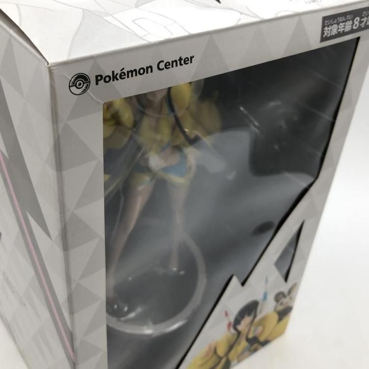 中古美品　正規品　ポケモンセンター カミツレ&エモンガ ポケモンセンターオリジナル フィギュア カミツレ＆エモンガ
