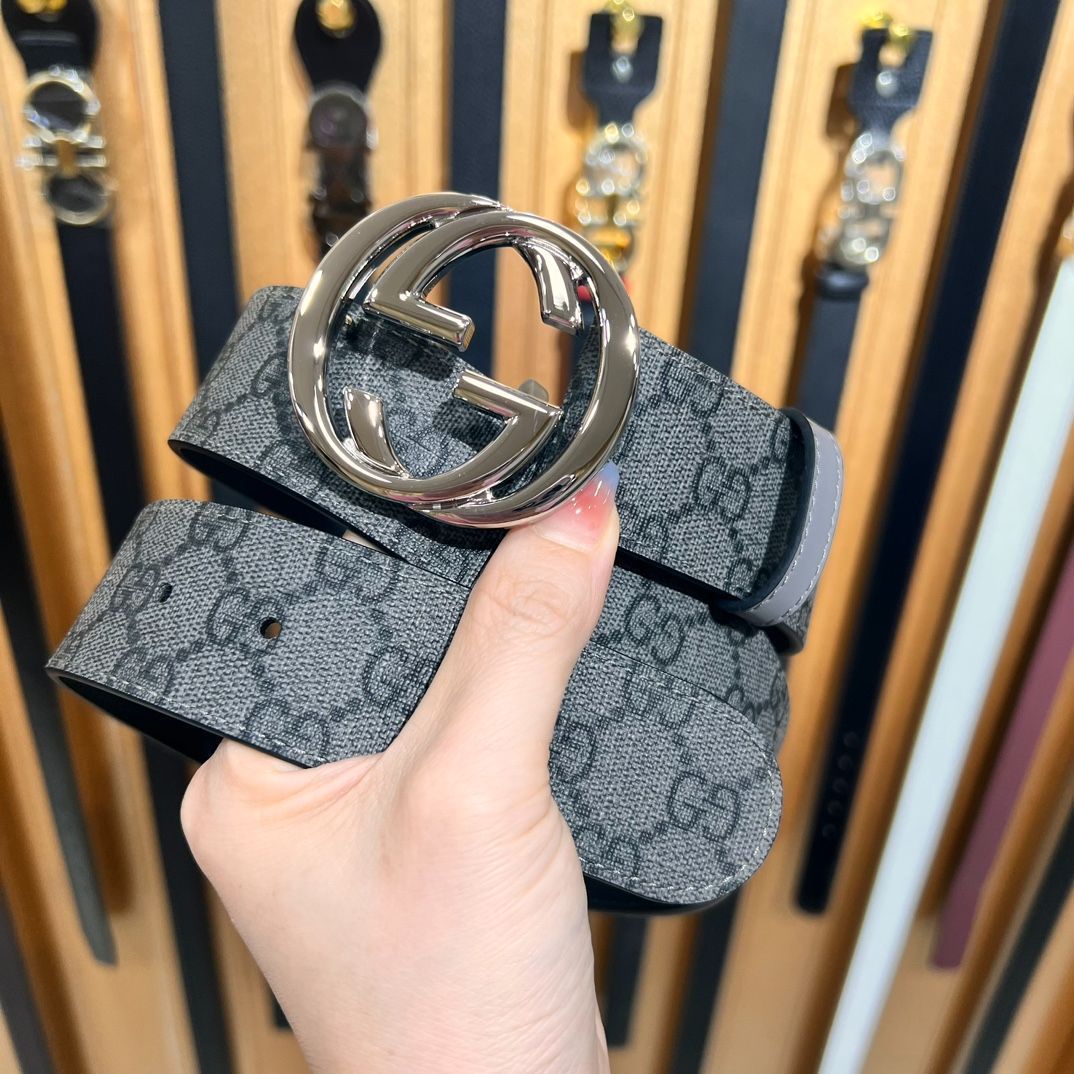 【値下げ】GUCCI 本革ベルト 今日特価】Gucci 2024 年式 高級本革ベルト-3 - メルカリ