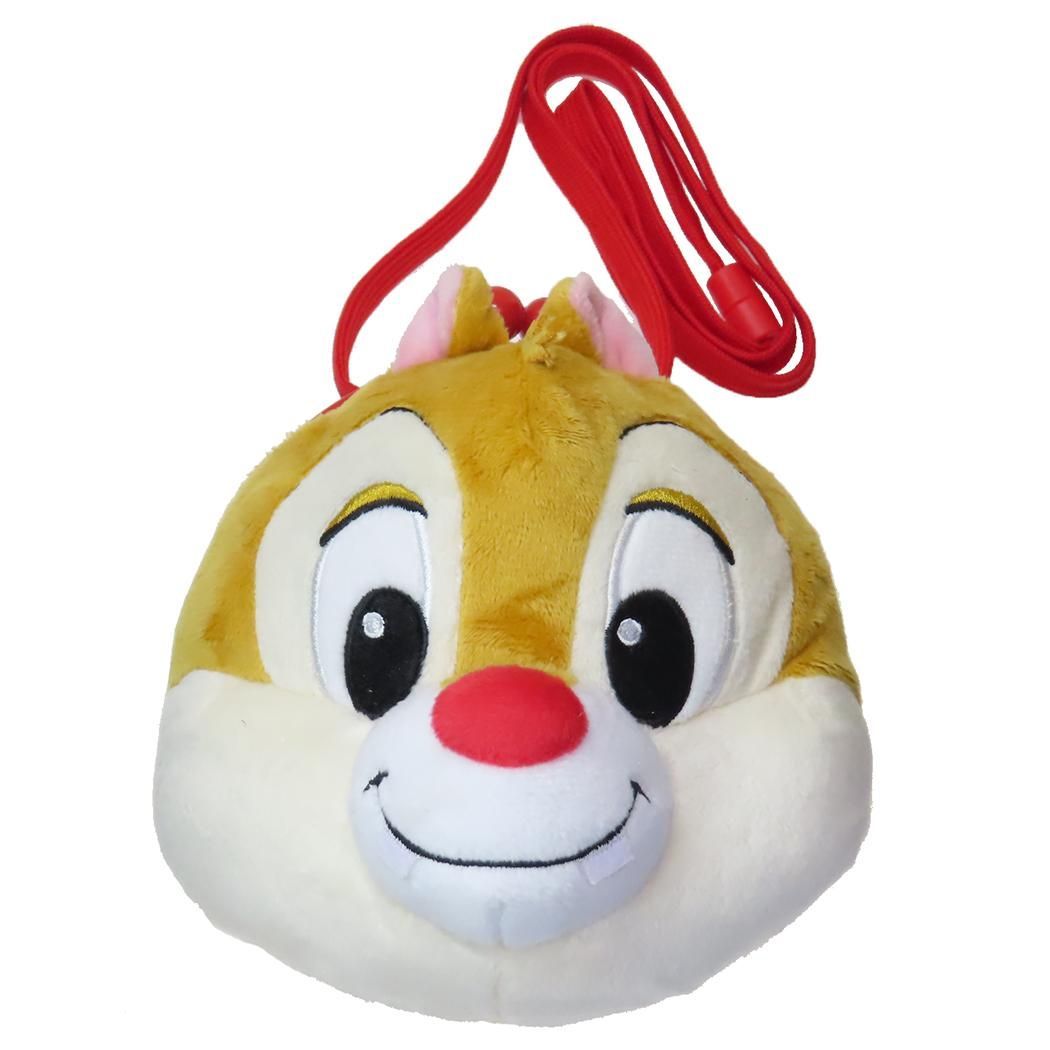 チップ＆デール ネックポーチ WDプラがまぐち デール ディズニー エスケイジャパン ぬいぐるみがまぐちポーチ ポシェット キャラクター グッズ 
