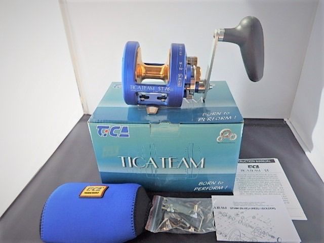 相模湾！キハダ！ハイギア！久々入荷！TICA TEAM両軸リールST16H新品