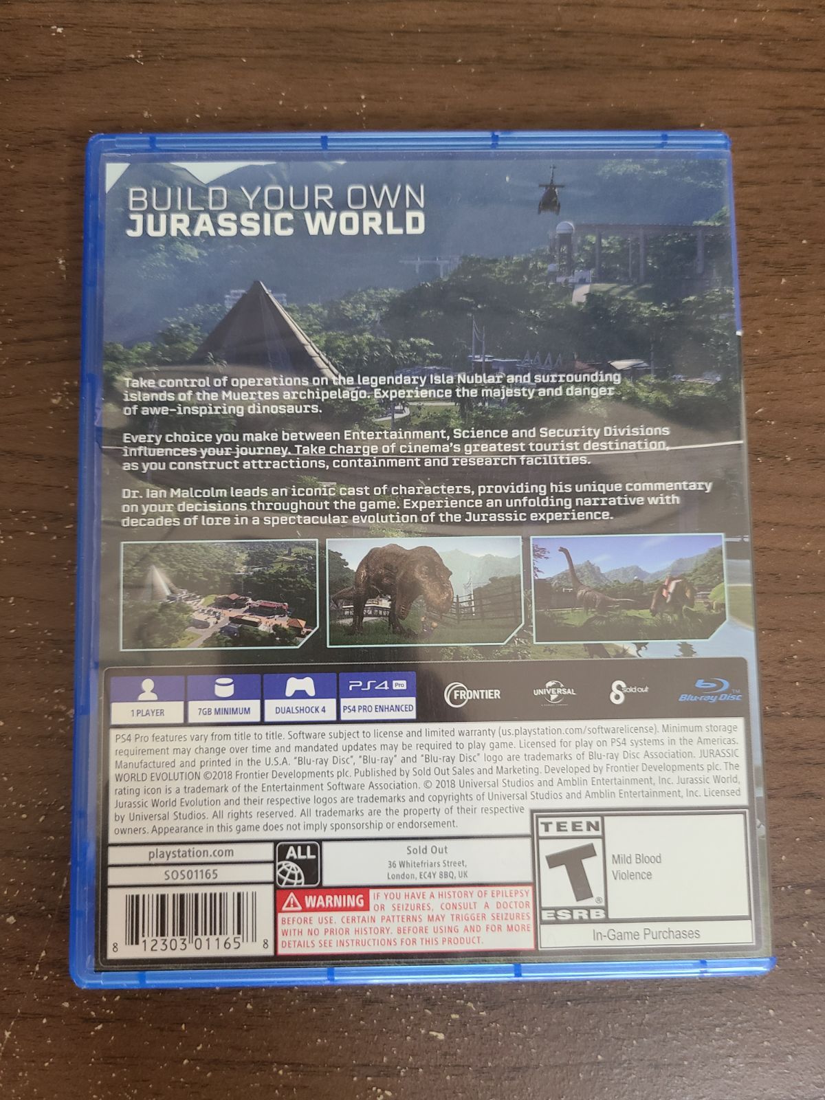 【PS4】JURASSIC WORLD EVOLUTION ジュラシックワールド