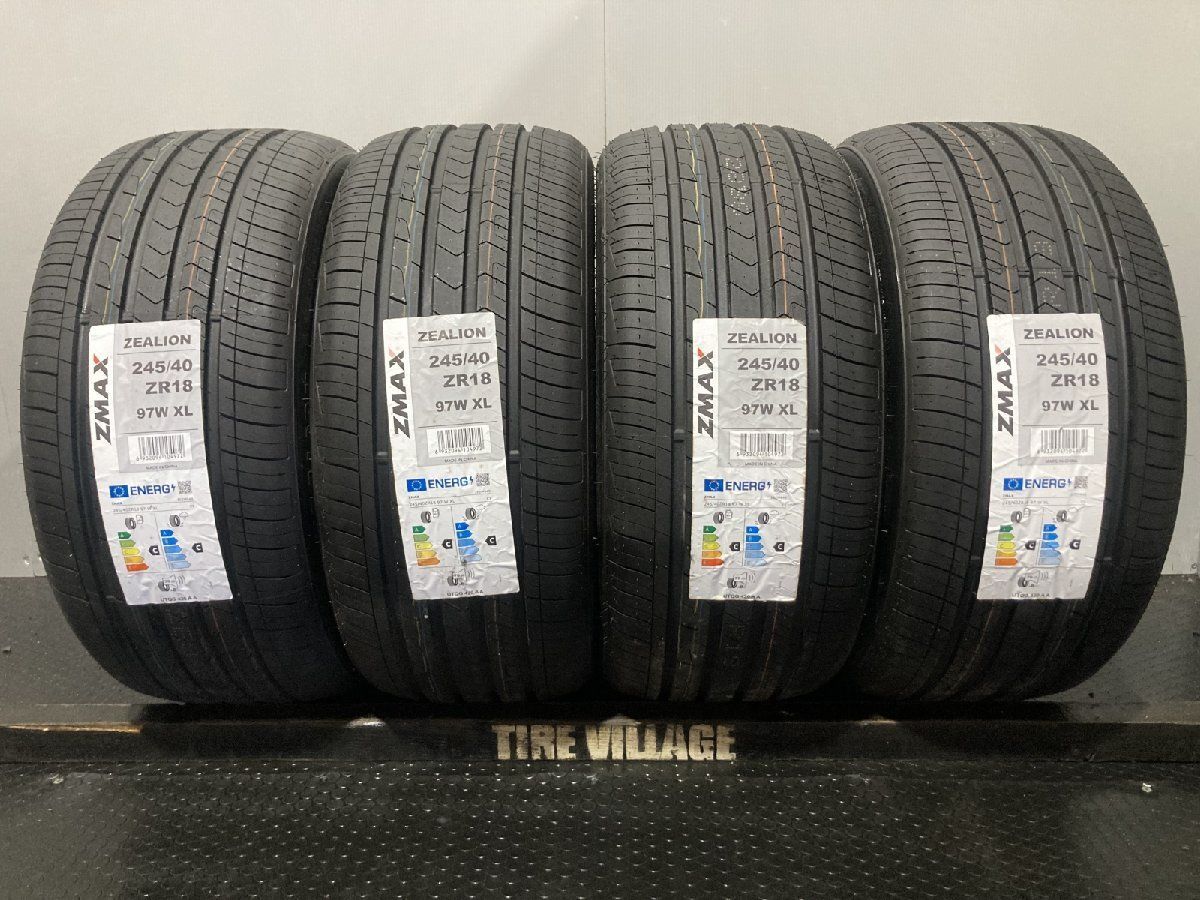 新品】札幌発 引取可 2024年製 ZMAX ZEALION 245/40ZR18 97W 18インチ  
