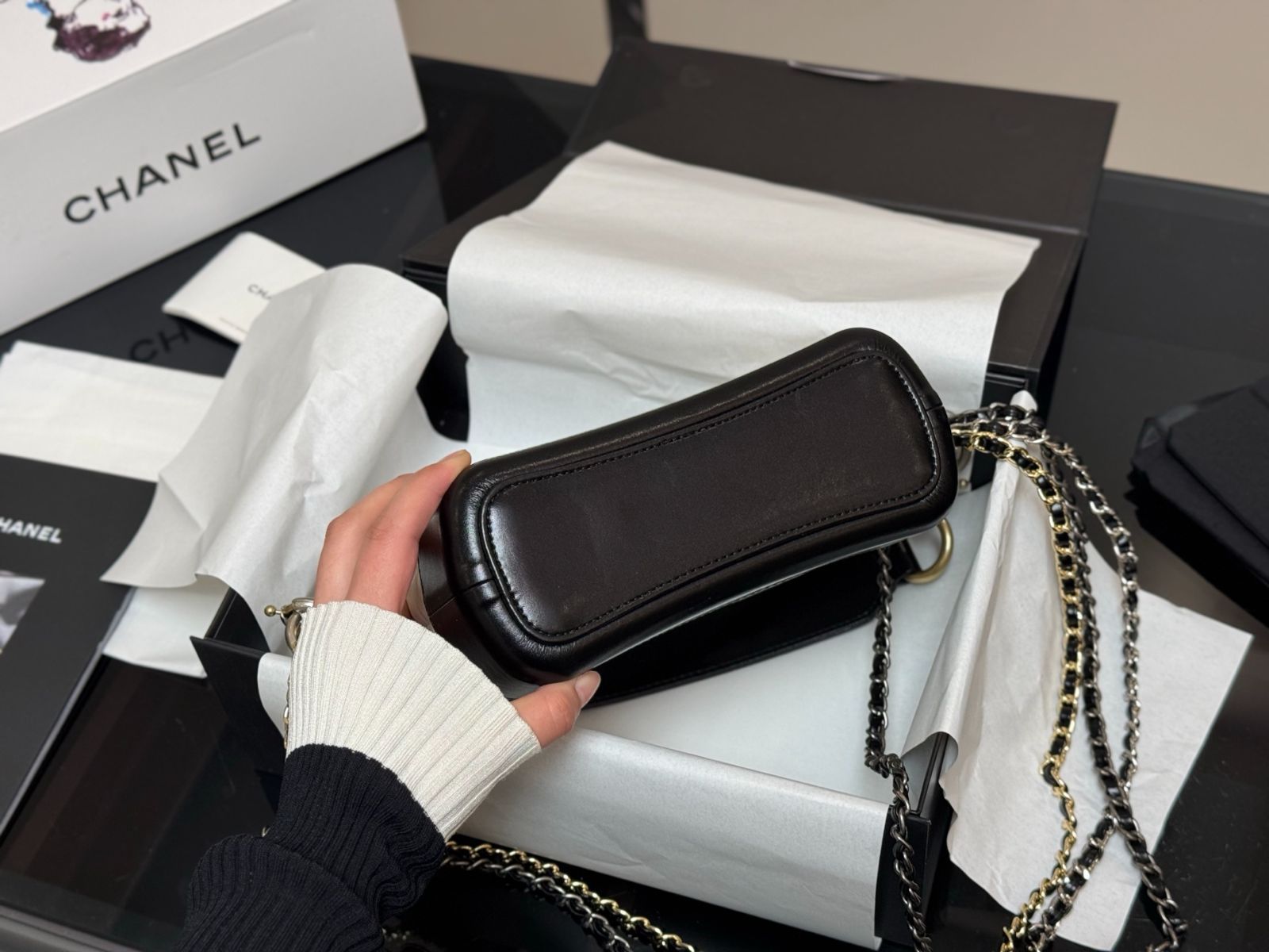 エレガント◆送料込♪【CHANEL】トラベルセット カシミア ウール 今日特価】Elegant CHANEL エレガントシャネル トラベルバッグ
