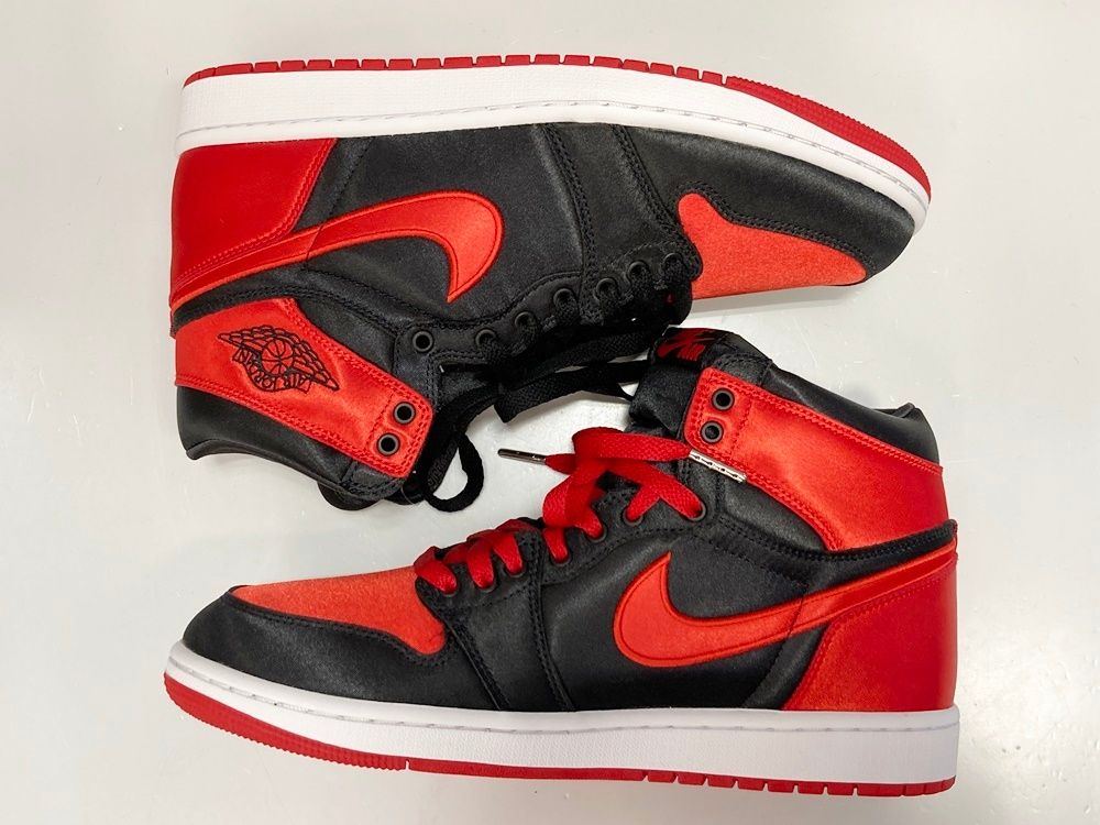 ジョーダン JORDAN NIKE WMNS AIR JORDAN 1 RETRO HIGH OG SATIN BRED ...