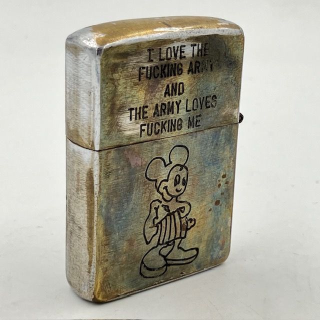 ジッポー ZIPPO ベトナムジッポー 1968年 ミッキーマウス柄 使えます ヴェトナムジッポー