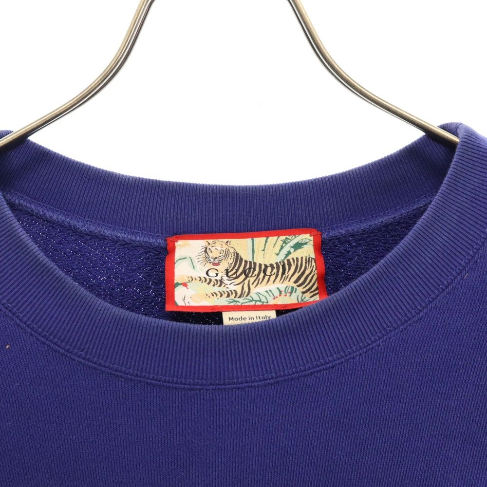 【レア】グッチ×タイガー　スウェット 中古・古着通販】GUCCI (グッチ) タイガーワッペンスウェット