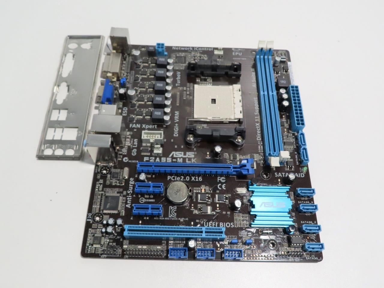 ASUS F2A55-M LK AMD ソケット FM2 DDR3 SDRAM デスクトップマザーボード IO プレート付き