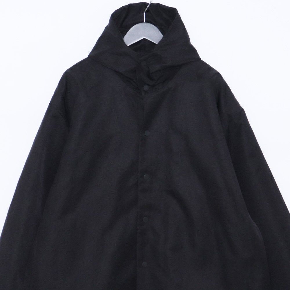 ESSENTIALS ナイロンフーデッドコーチジャケット Sサイズ ブラック
