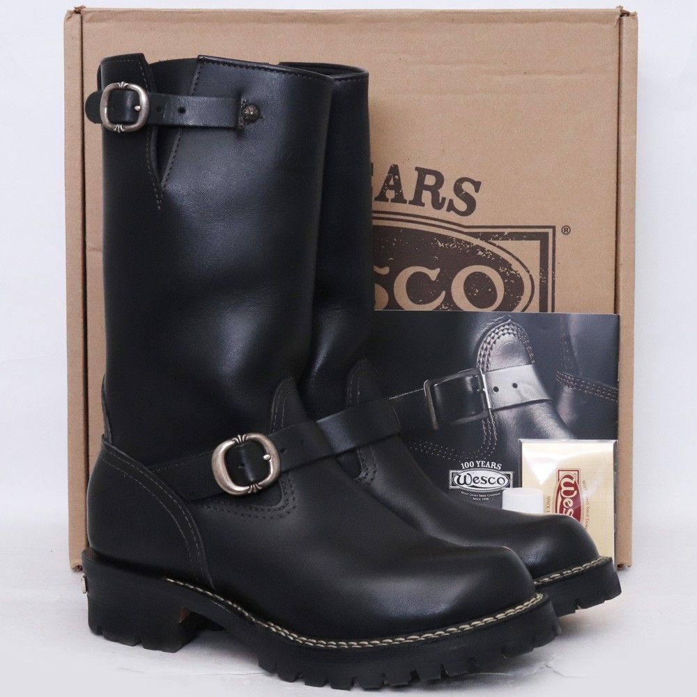 CHROME HEARTS × WESCO BOSS エンジニアブーツ ダガー 装飾 ガン CHROME HEARTS × WESCO BOSS エンジニアブーツ ダガー 装飾 ガン